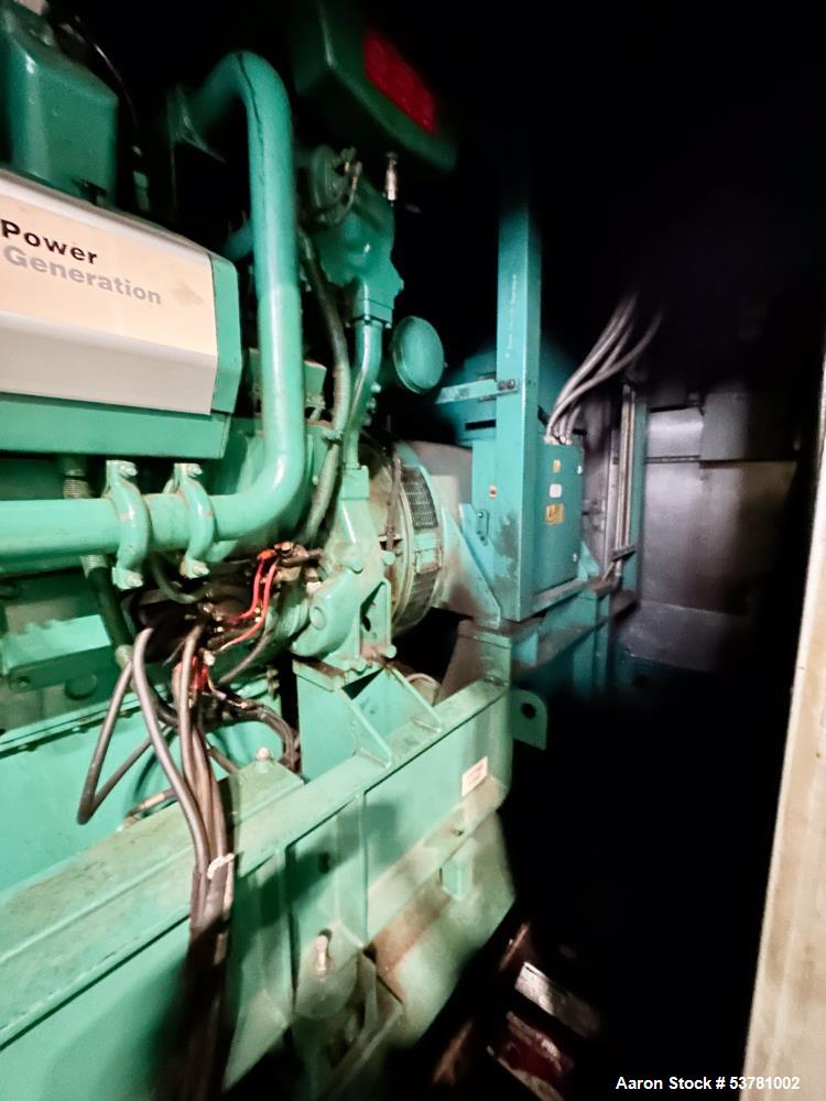Used Cummins 1100CGMA 1.1MW Natural Gas Generator – QSV-81G Engine, Stamford AVK